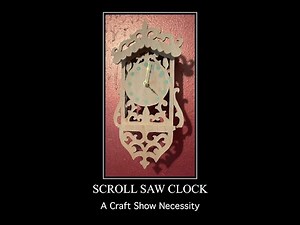 Scroll Saw Clock