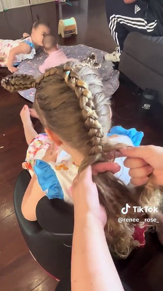 Cute Bunny Ears Hairstyle for Easter Sunday