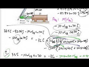 Dynamics - Rigid Body relative acceleration example 6