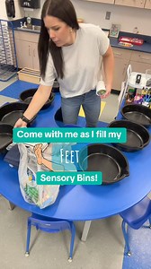 903K views · 10K reactions | Last year, our video on feet sensory bins went viral! In it, students removed their shoes to walk through various materials, exploring our sense of touch. Many of you asked about the specific contents of each bin. Join me today as I set up this year's feet sensory bins, and I'll show you exactly what we're using to stimulate those tiny toes! | Preschool Vibes | Facebook
