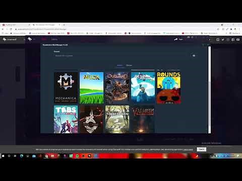 How to download TABS thunderstore and get mods