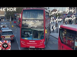 4K|London🚌RouteU4|Hayes Town,Goulds Green,Brunel Uni,Uxbridge