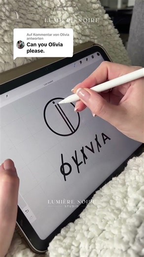 Creating a Stunning Name Logo in Procreate #Procreate #Design #ArtTutorial