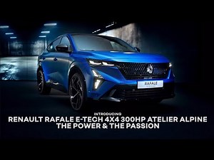 Discover Renault Rafale E-Tech 4x4 300 hp Atelier Alpine | Renault Group