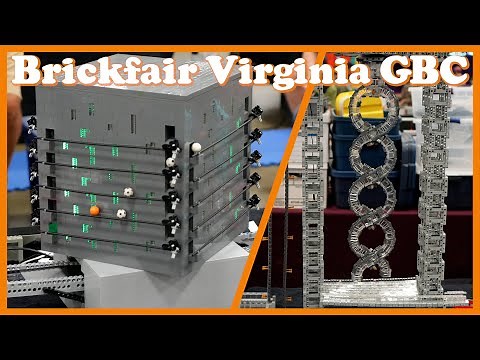 Lego Great Ball Contraption at Brickfair Virginia 2024 (Full Lego GBC Layout Walkthrough)