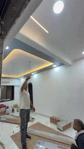 How to do false ceiling design !! #ceiling #interiordesign #shorts #viral #viraltrend
