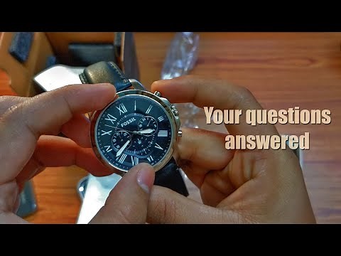 Unboxing Fossil Grant Chronograph Men's watch FS4812 | Checking authenticy of watch