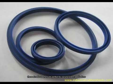 Blue Hydraulic UN Seals , TPU Silicone Rubber Washers For Rod And Piston