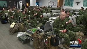 Canadian soldiers deployed to Poland