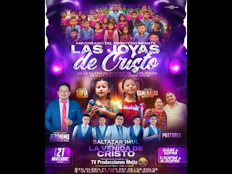 Aniversario del Ministerio Infantil Las Joyas de Cristo