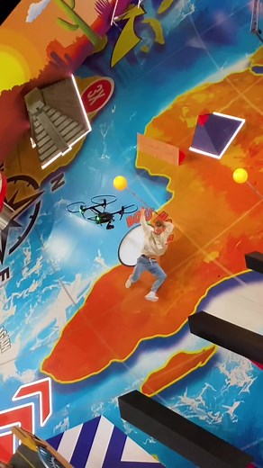 Pasha Petkuns Freerunning Through World's Biggest Pinball Machine