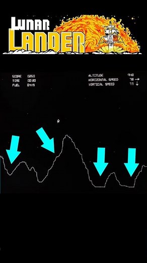 Lunar Lander Arcade Game from 1979! 🕹🌙