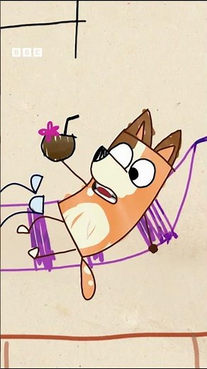 Bluey | Mum and Dad Try to Escape | CBeebies #shorts