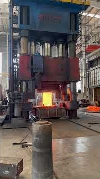 Inside the forging factory Turning a Steel Block Into a Ring #forging #globalforgehub #industrial