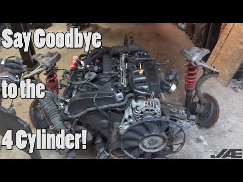 Project B5 V8 EP1 - Removing The 1.8T Engine