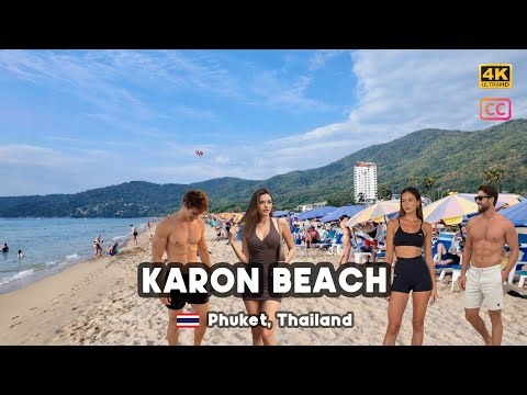 4K 🇹🇭 Karon Beach 2026 High season in Phuket Thailand