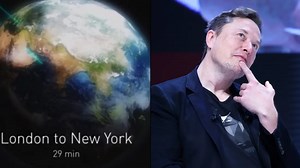 Elon Musk says it'll soon be 'possible' to travel from London to New York in just 30 minutes