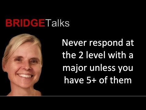 Responding with a major at the 2 level