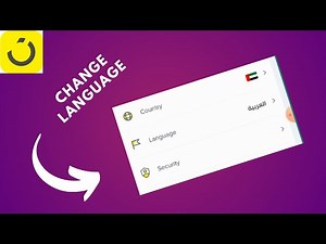 how to change language in noon app