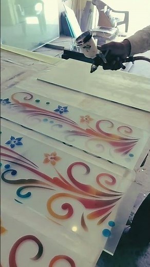 25 Colour Etching Glass Designs Ek Sath 😍 | Best Glass Art & Etching Work 🔥