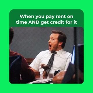 Pay rent on time AND get credit for it 😱😱 Results vary. You may not receive an improved credit score. Not all lenders use scores impacted by rent/utility payments. #freerentreporting #rentreporting #credit #buildcredit | Self