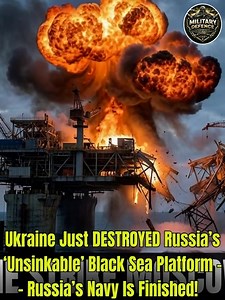 Ukraine Just DESTROYED Russia's "Unsinkable" Black Sea Platform – Shocking Drone Strike! Ukraine pulls off an insane precision drone assault that obliterates Russia's so-called "unsinkable" Black Sea oil platform! 💥🚀 In a bold early-morning operation, Ukrainian CB drones went dark for 90 minutes, dodging detection while racing 35km toward a heavily fortified Russian rig northwest of Sevastopol. Even with a KA-52 Alligator helicopter locking on radar just 8km away, the drones struck with devast