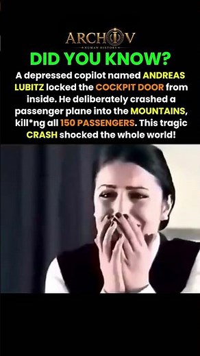 The Copilot Who Locked The Cockpit #history #facts