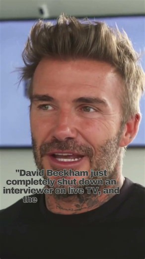 David Beckham SHUTS DOWN Interviewer Over Family Drama! ߛ #davidbeckham