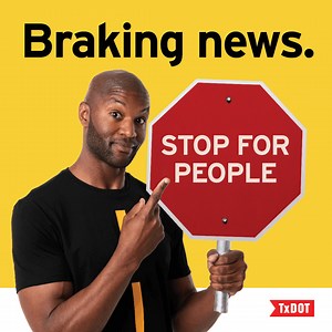 Friendly reminder: Cars are bigger than people 🚗 🚶‍♀️ So when you’re behind the wheel, stop and yield for pedestrians in crosswalks. It’s not only the law—it’s the best way to help keep each other safe. 👍 #EndTheStreakTX #BeSafeDriveSmart | Texas Department of Transportation