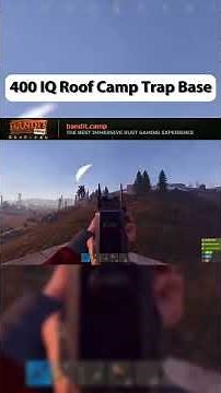 400 IQ Roof Camper Trap Base In Rust #rust #rusttok #rustgame