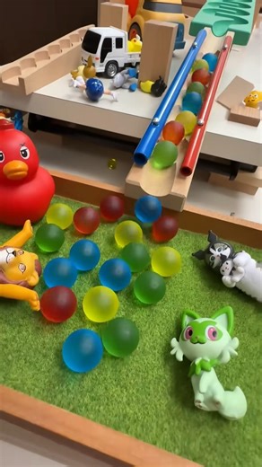 Let the colors take over. 🎶 #marblerun #youtubeshorts ‪@Piecemusic3D‬