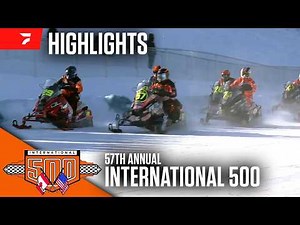 The Ultimate Ice Oval Showdown | 57th Annual International 500 Snowmobile Race 2/7/26 | Highlights