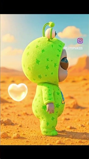 FUNNY ALIEN DOES A HEART FART JUST FOR YOU