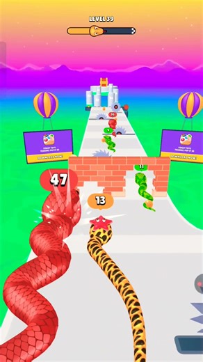 Impossible snake run 3d gameplay #shorts #snakerun #trending #funny #new #viral