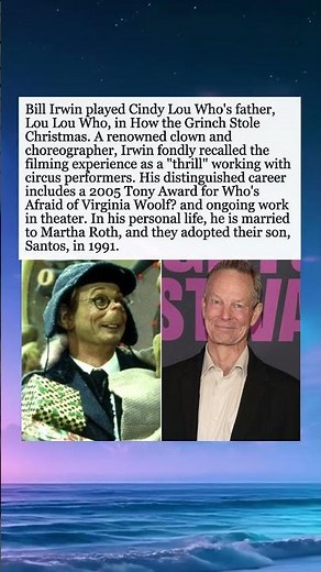 Bill Irwin From Whoville Dad to Tony Winning Clown