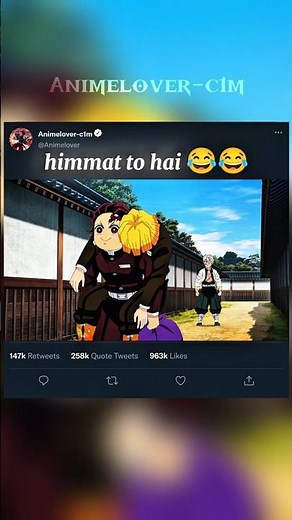 himmat to hai 😂😂 #demonslayer #kimetsunoyaiba #inosuke #tanjiro #zenitsu #animeedit #anime #shorts