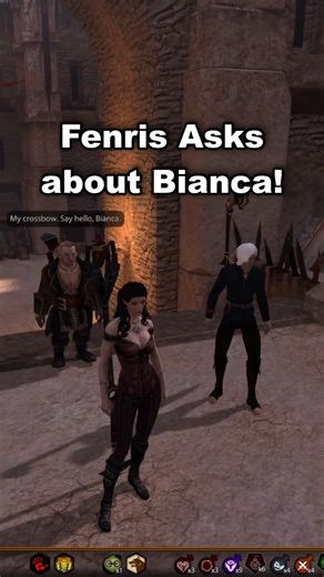 Dragon Age 2 | Fenris Finally Asks About Bianca 😂 #shorts