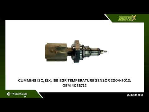 3772 4088712 Cummins ISC, ISX, ISB EGR Temperature Sensor 2004 2012 OEM 4088712