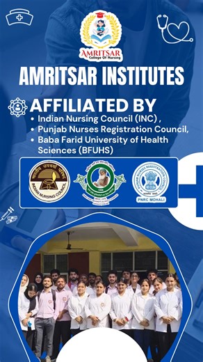 Shape your future in healthcare with All Nursing Programs at Amritsar College of Nursing (ACN) 👩‍⚕️✨ 📘 Courses Offered: ✅ ANM (Auxiliary Nurse Midwifery) ✅ GNM (General Nursing & Midwifery) ✅ B.Sc. Nursing ✅ PB B.Sc. Nursing (Post Basic) Expert faculty, modern infrastructure, and hands-on clinical training to build a successful nursing career. Admissions Open 2025-26! 💙 #AllNursingCourses #ACN #AmritsarCollegeOfNursing #ANM #GNM #BScNursing #PBBScNursing #MSCNursing #NursingEducation #Healthc