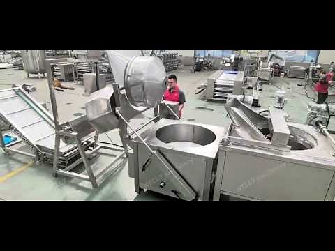 Snacks frying machine, deoiling machine, Seasoning machine，batch fryer