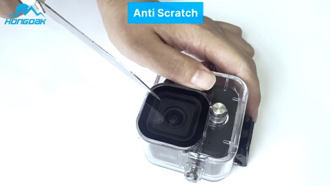 HONGDAK Waterproof Housing Case for GoPro Hero11 Black Mini,169ft/60M Diving Protective Housing Shell for Hero 11 Mini Underwater Dive Case with Mount Thumbscrew & 12PCS Anti-Fog Insert (Black)