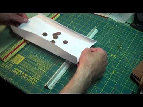 Building a paper bridge using a single sheet of paper