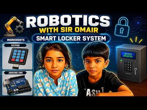 🔐 Smart Locker System with Arduino | Robotics Project 🤖