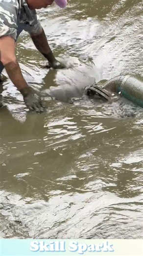 Pond sludge pumping!