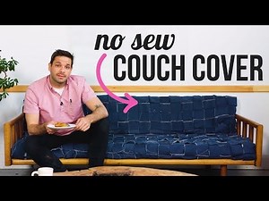 DIY No Sew Couch Cover - HGTV Handmade
