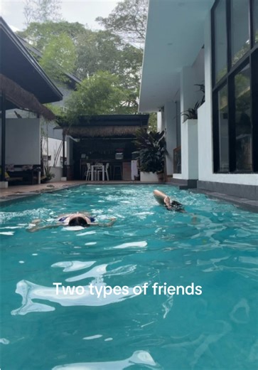 Exploring Two Types of Friends in Swimming Pools