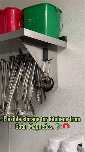 Gator Magnetics Flexible Commercial Kitchen Storage for Utensils & Small Tools