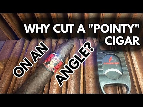 THE RIGHT ANGLE MAKES A DIFFERENCE! HOW TO CUT A "POINTY" CIGAR TORPEDO, PYRAMID
