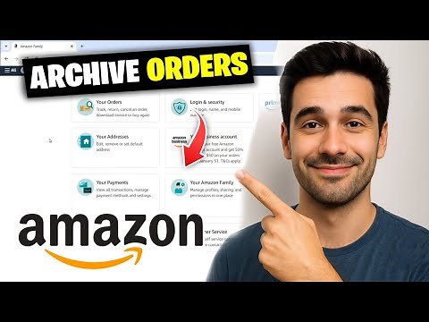 How To Archive Orders On Amazon (2026) - Full Guide