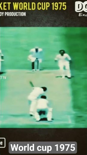 Rare, Keith Fletcher 1st Classic CWC 1975 Hundred, Full Video in Description #shorts #cricketshorts.
